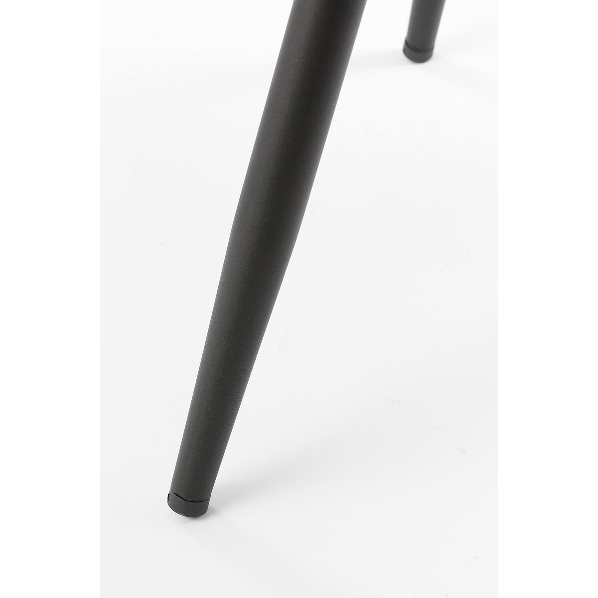 Montelli Eetkamerstoel Velvet Oranje Met Zwart Frame