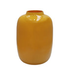 Vaas glas geel 29x21 cm