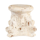 Plantentafel 22x21 cm beige keramiek