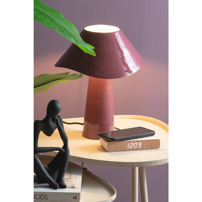 Tafellamp Ameno rood 28x33 cm ijzer
