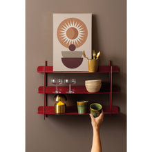 Wandrek 60x42 cm ijzer rood