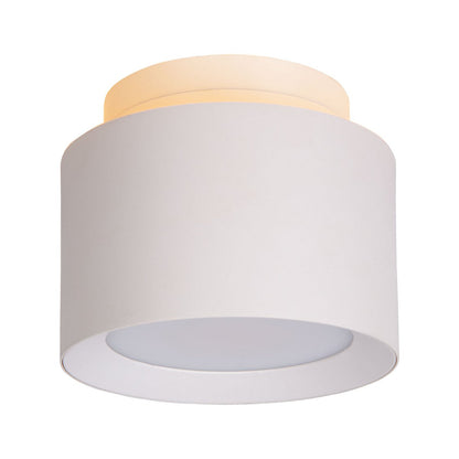 LED spot 11,5 cm wit kunststof