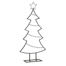 Decoration Christmas Tree - L50 x W15 x H105 cm - Iron - Black