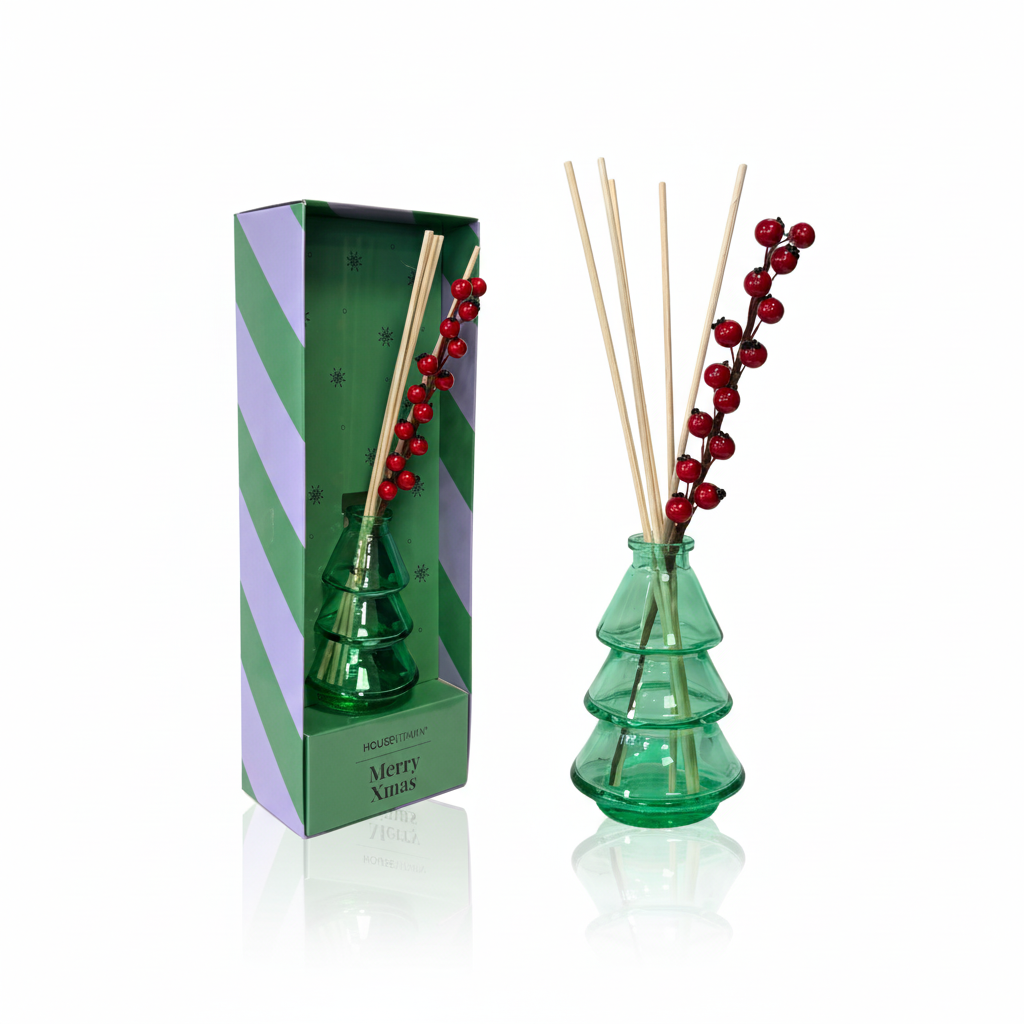 Rietverspreider kerstboom 100ml appel kaneel