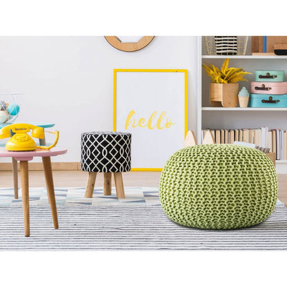 Pouf Ø45x30 cm gerecycled plastic