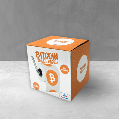 Bitcoin-designed toilet paper