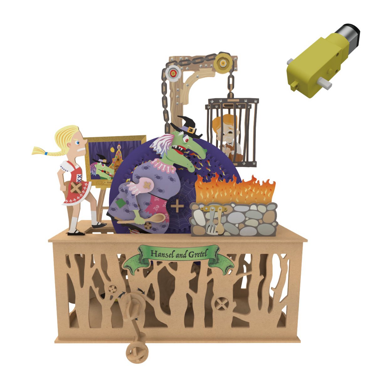 Ilo Build 3D Mechanical Wooden Model Building Hansel And Gretel