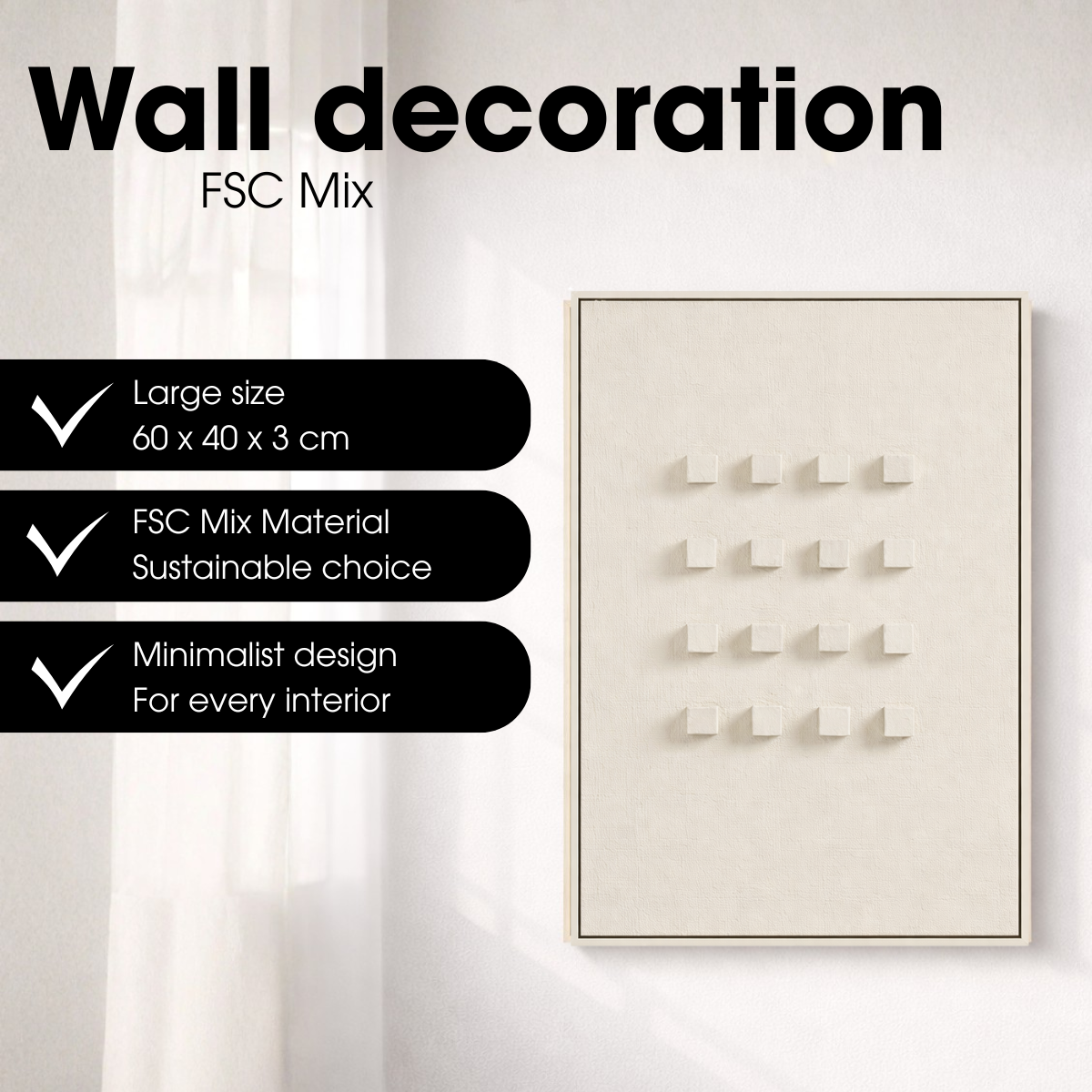 Wall decoration Off-white