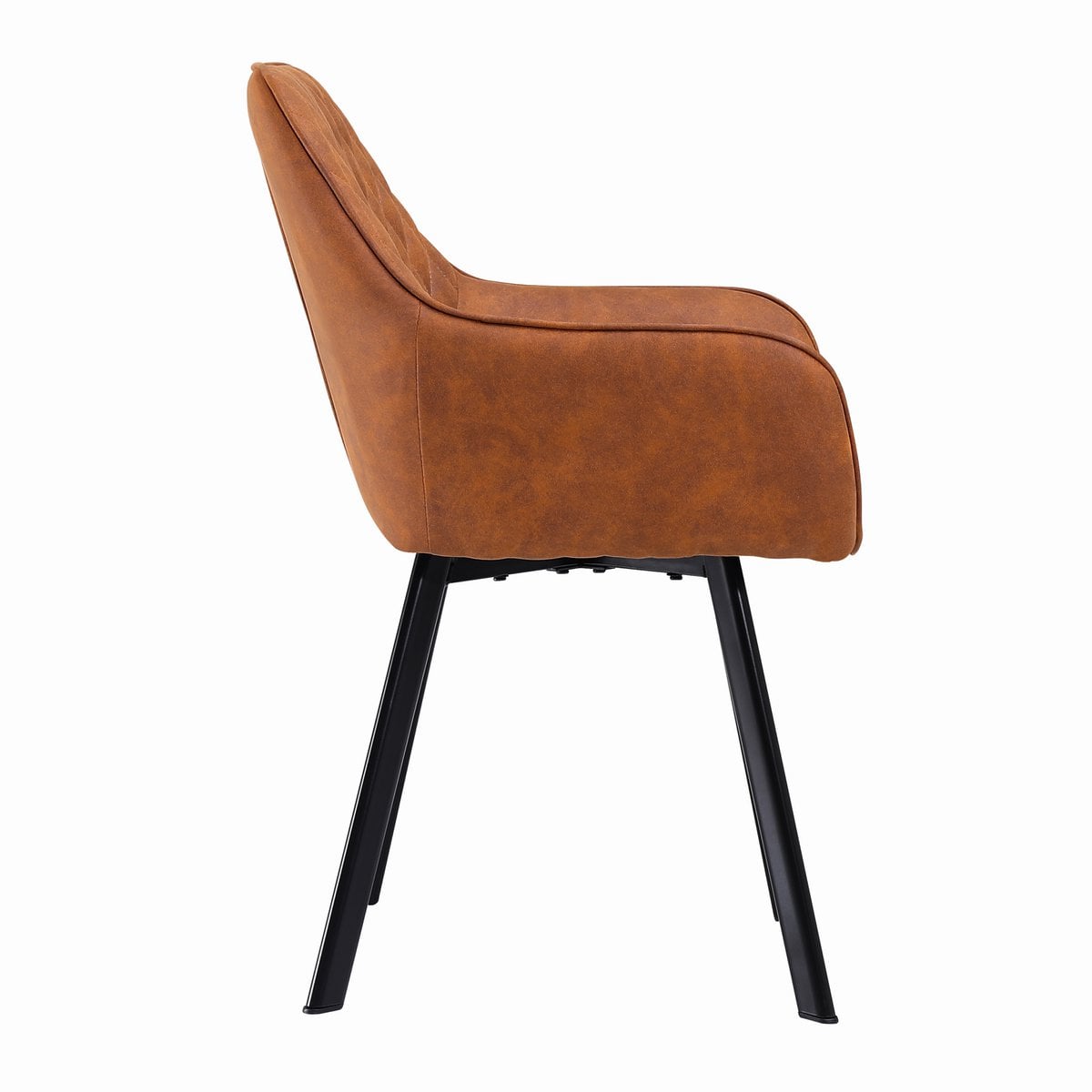 Fauteuilset 2 stuks bruin microvezel