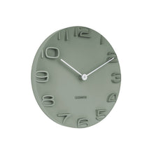 Wandklok 50 cm zwart chroom