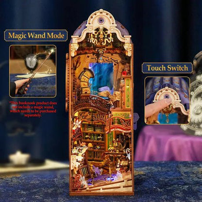 Tonecheer DIY Boeknook Magische Bibliotheek Boekenkast Decor