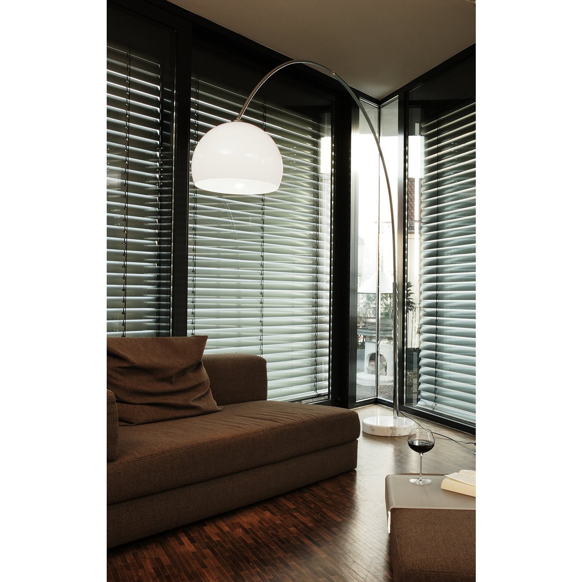 Arc lamp 208 cm white