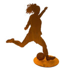 Patina footballer | Decorative football figure