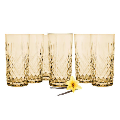 Waterglas 280 ml bruin glas