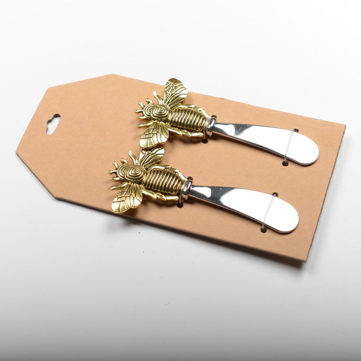 Bijenverspreiders set van 2 goud 4x13x1 cm