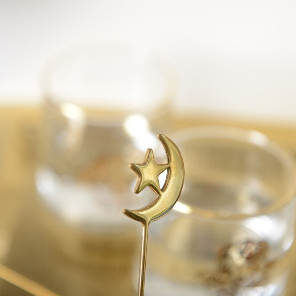 Dessertvorken goud 6 stuks 16 cm