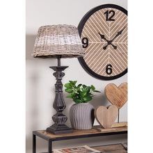 Lampshade Ø 38x22 cm Beige Rattan Wicker Lampshade