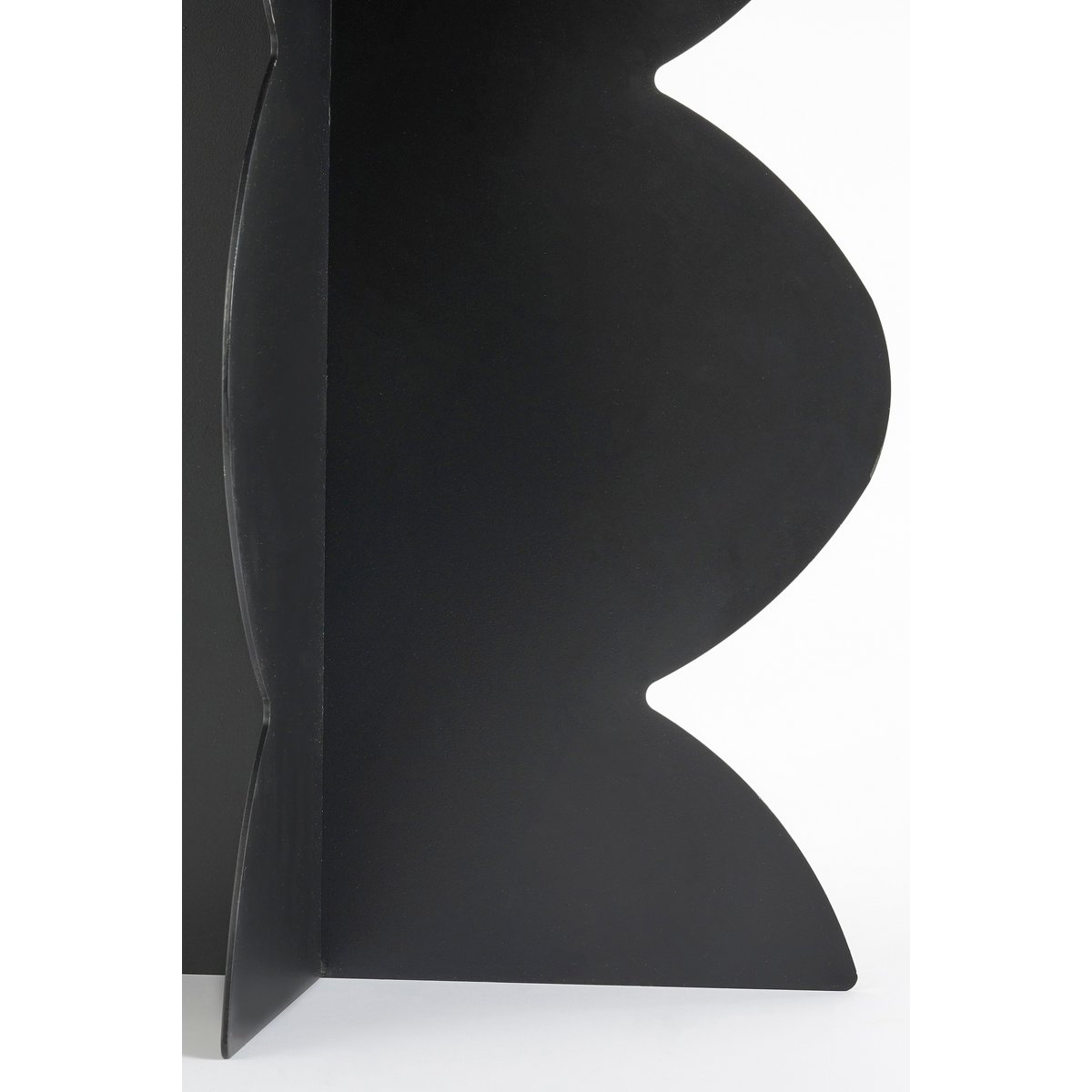 Bijzettafel 45x40 cm ijzer zwart
