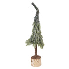 Mini Artificial Christmas Tree Ø 13x50 cm Green Wood