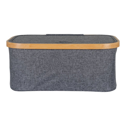Noto Mand 38x26x16 cm donkergrijs bamboe polyester