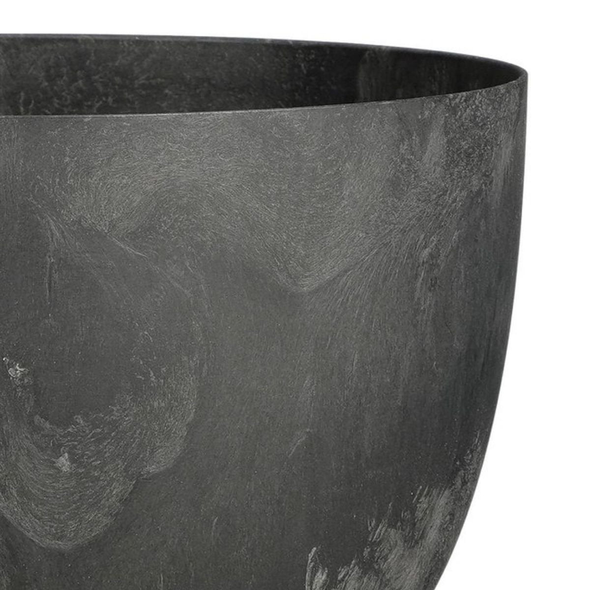 Plantenbak Doppio Ø29 cm zwart