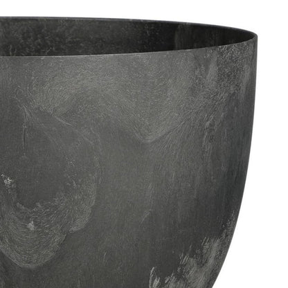 Plantenbak Doppio Ø29 cm zwart