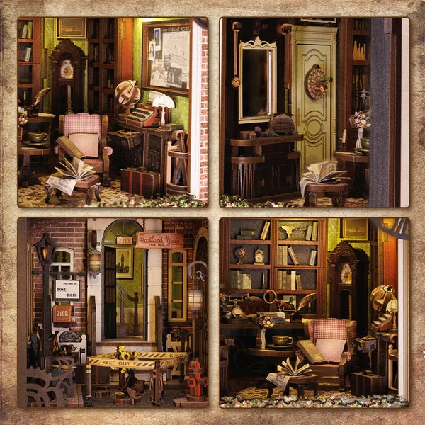 Cutebee, DIY Booknook, Rose Detective Agency, SZ02B, 18x11x23cm