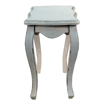 Bijzettafel 52x35x58 cm wit hout