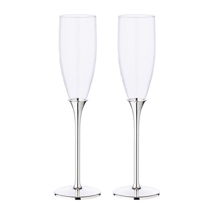 Champagnefluiten 2 stuks zink 27 cm
