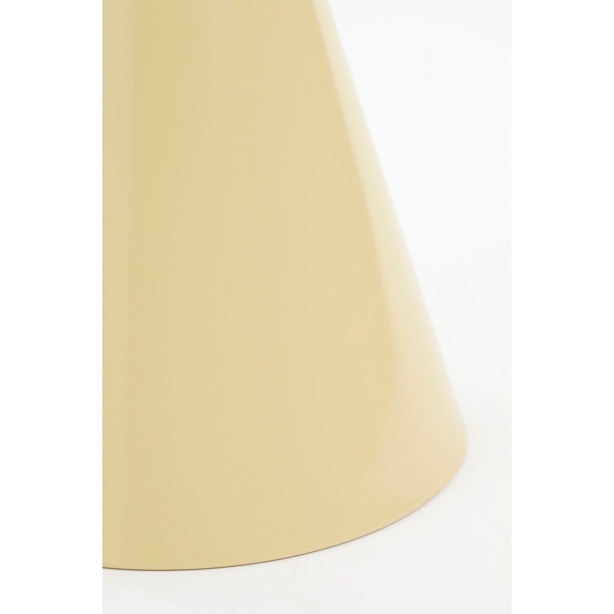 Bijzettafel 45x30.5 cm ijzer beige