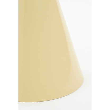 Bijzettafel 45x30.5 cm ijzer beige