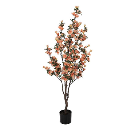 Kunstboom 135 cm oranje kunststof