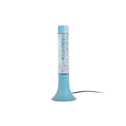 Tafellamp Astro Glitter blauw glas 38x13 cm