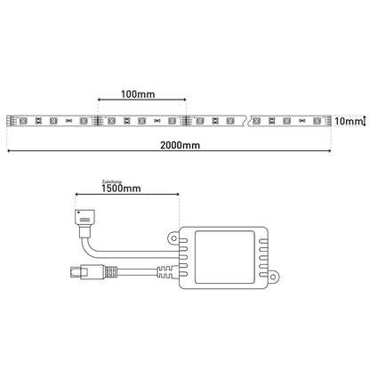 LED strip inside