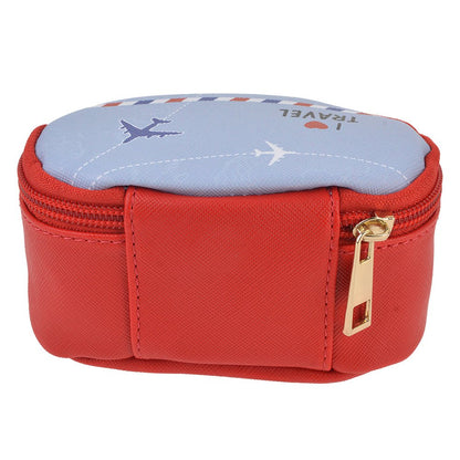 Toilettas 12x8x6 cm rood polyester