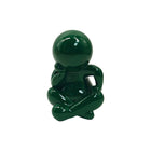 Beeldje Amigo zittend groen polyresin 16 cm