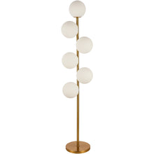 Vloerlamp Jenna White Gold Moderne Elegante Staande Lamp