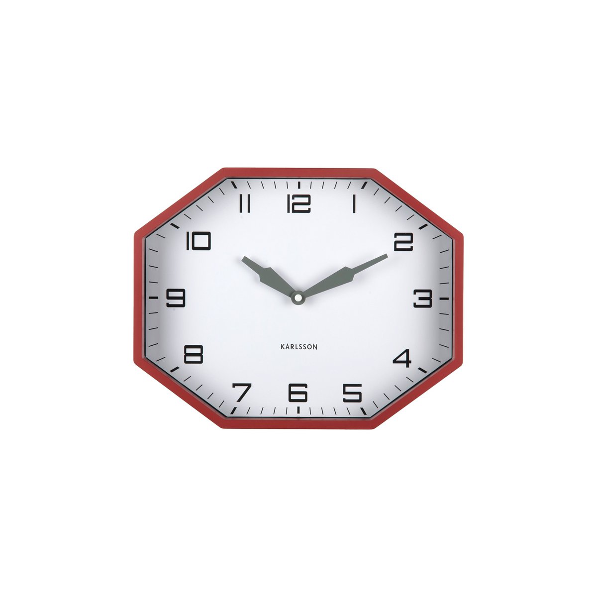 Wall clock modern factory octagon
