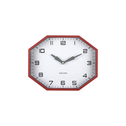 Wall clock modern factory octagon