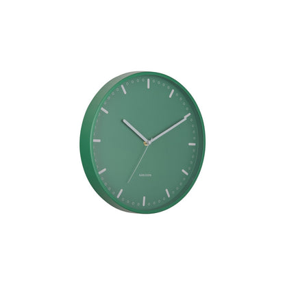 Wandklok Karlsson 30 cm groen aluminium
