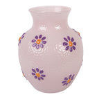 Vase Ø 13x16 cm Pink Glass
