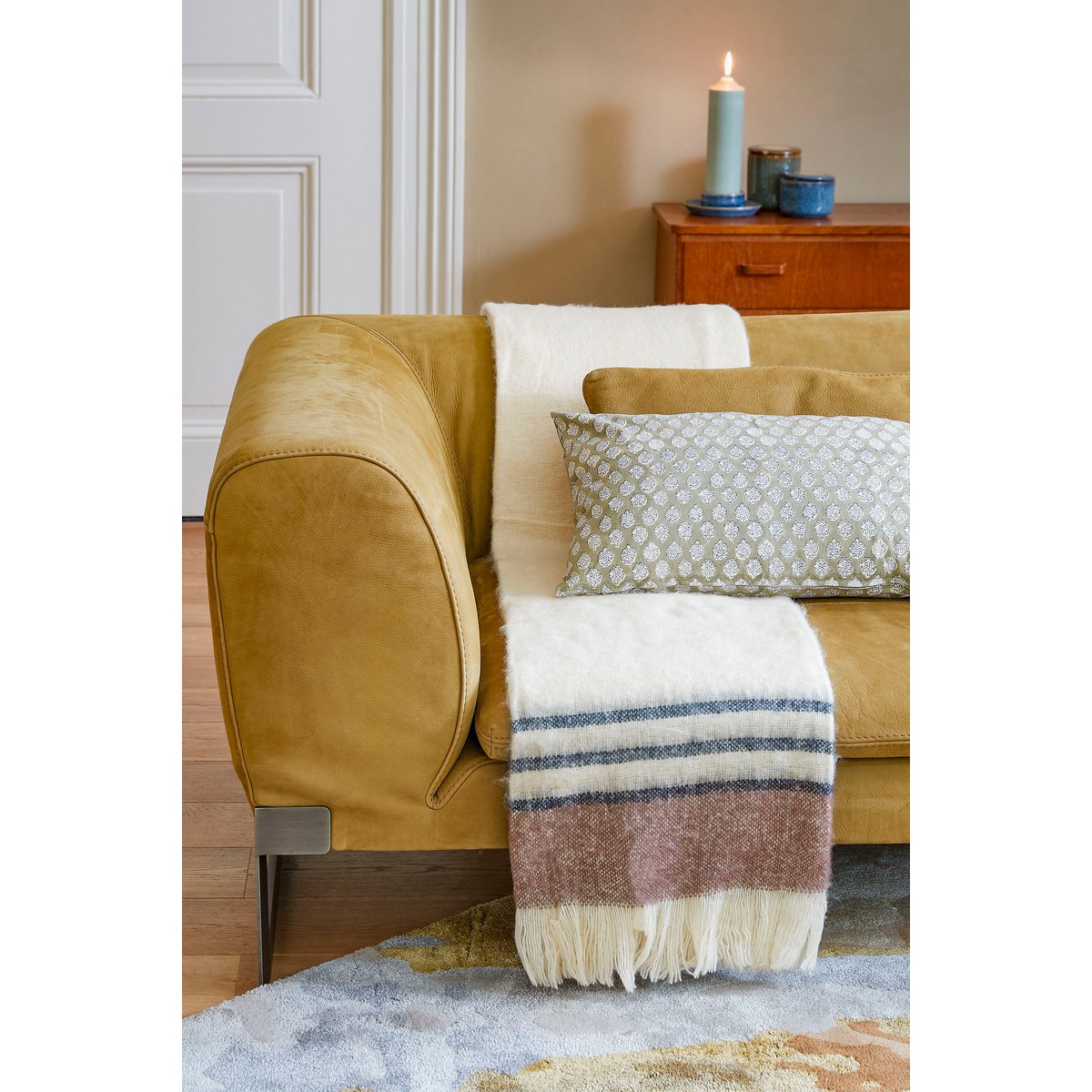 Plaid - L180 x B130 cm - Beige