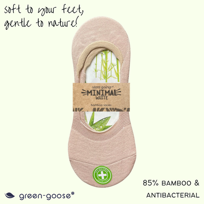 Bamboe footies dames 5 paar maat 35-39 multicolor