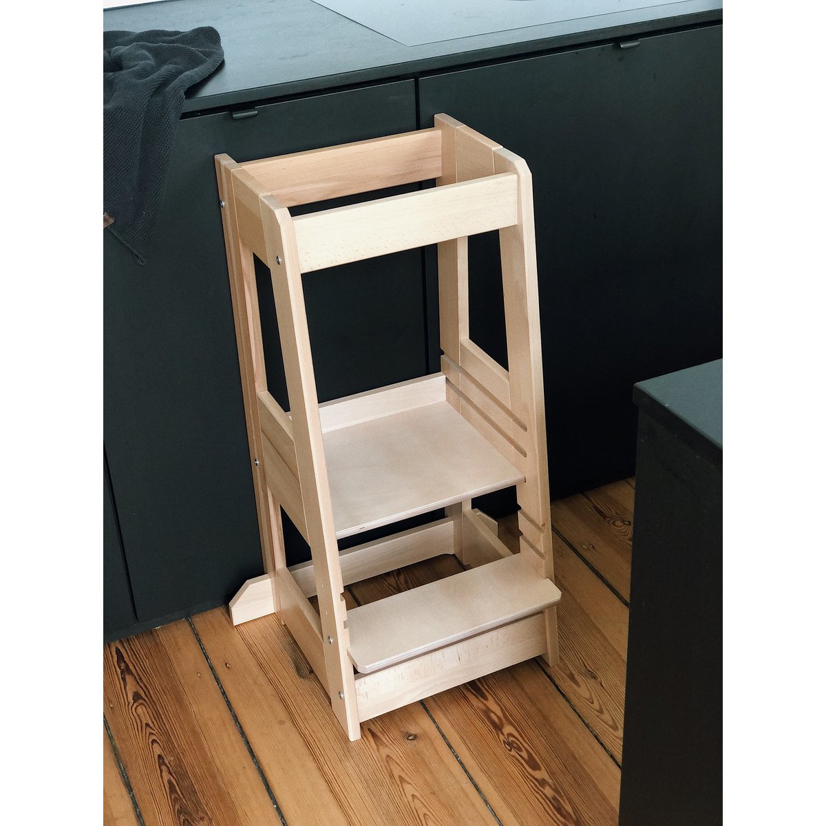 tiSsi leertoren FELIX NATURAL massief beukenhout 40x89x40 cm