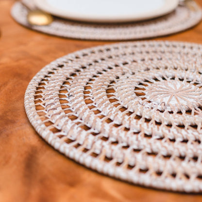 Placemat rotan 35 cm set van 2 4 of 6