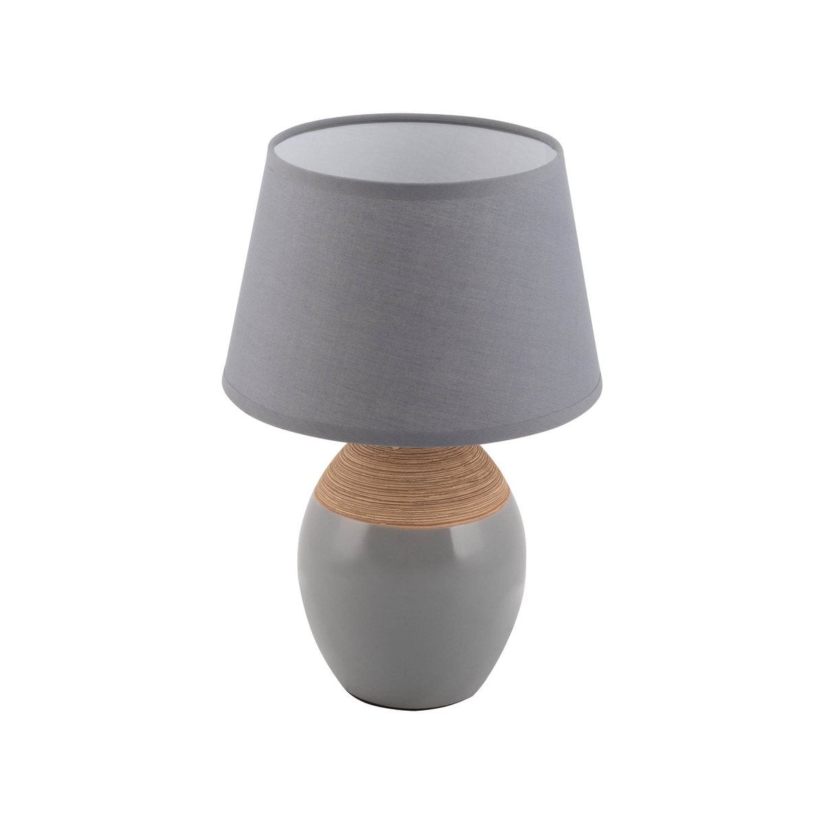 Ceramic table lamp "Tali" grey