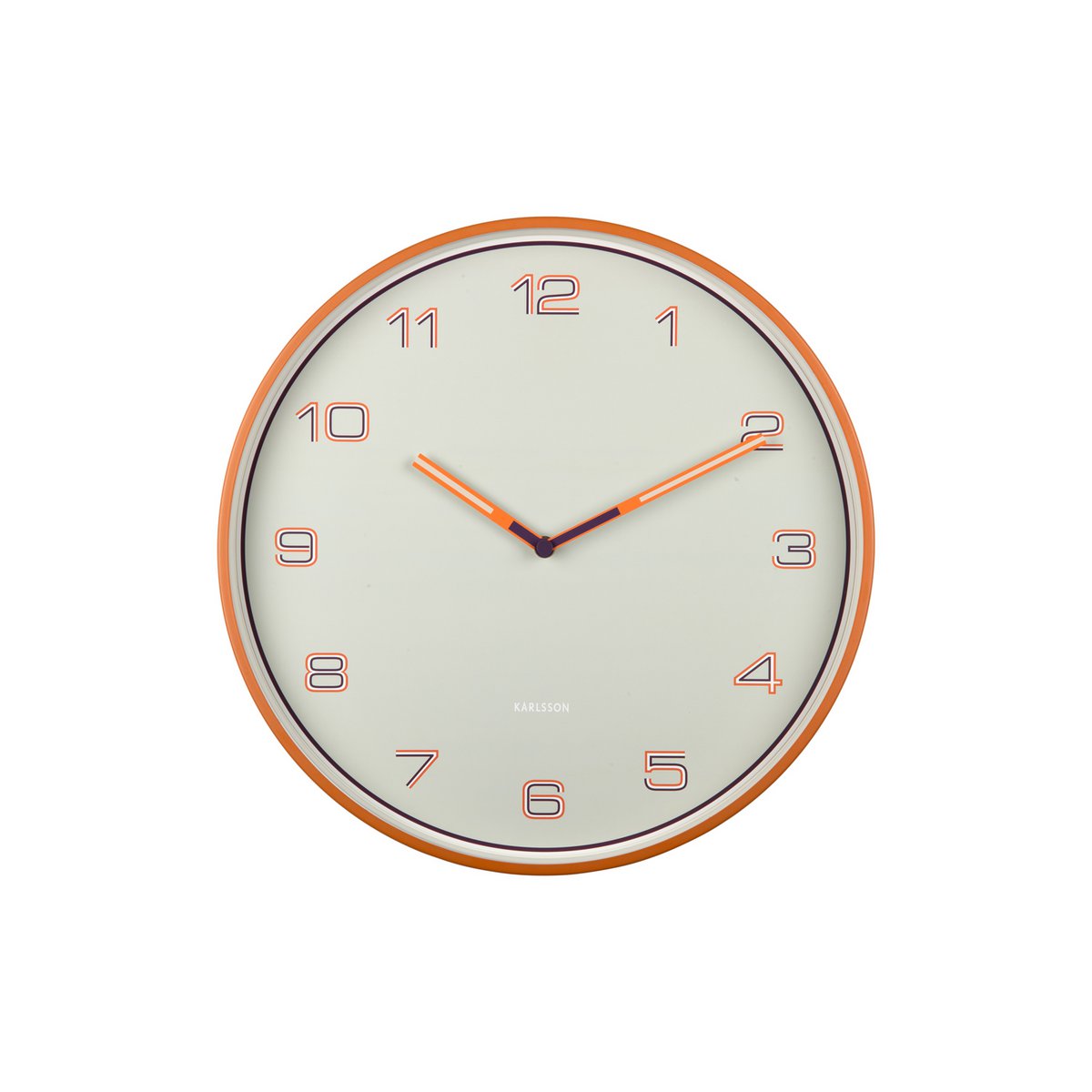 Wandklok Karlsson Lined Numbers