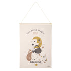 Wanddecoratie kinderkamer Waterman 40x50 cm katoen