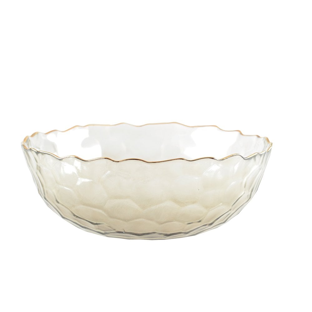 Kom 25 cm goud glas