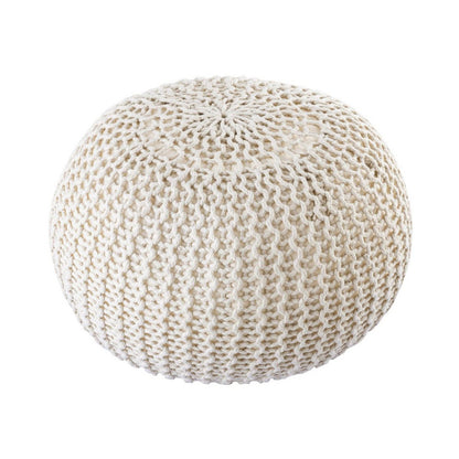 Pouf buiten Ø55x37 cm gerecycled plastic
